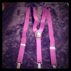 Purple suspenders